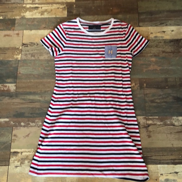 t shirt dress tommy hilfiger